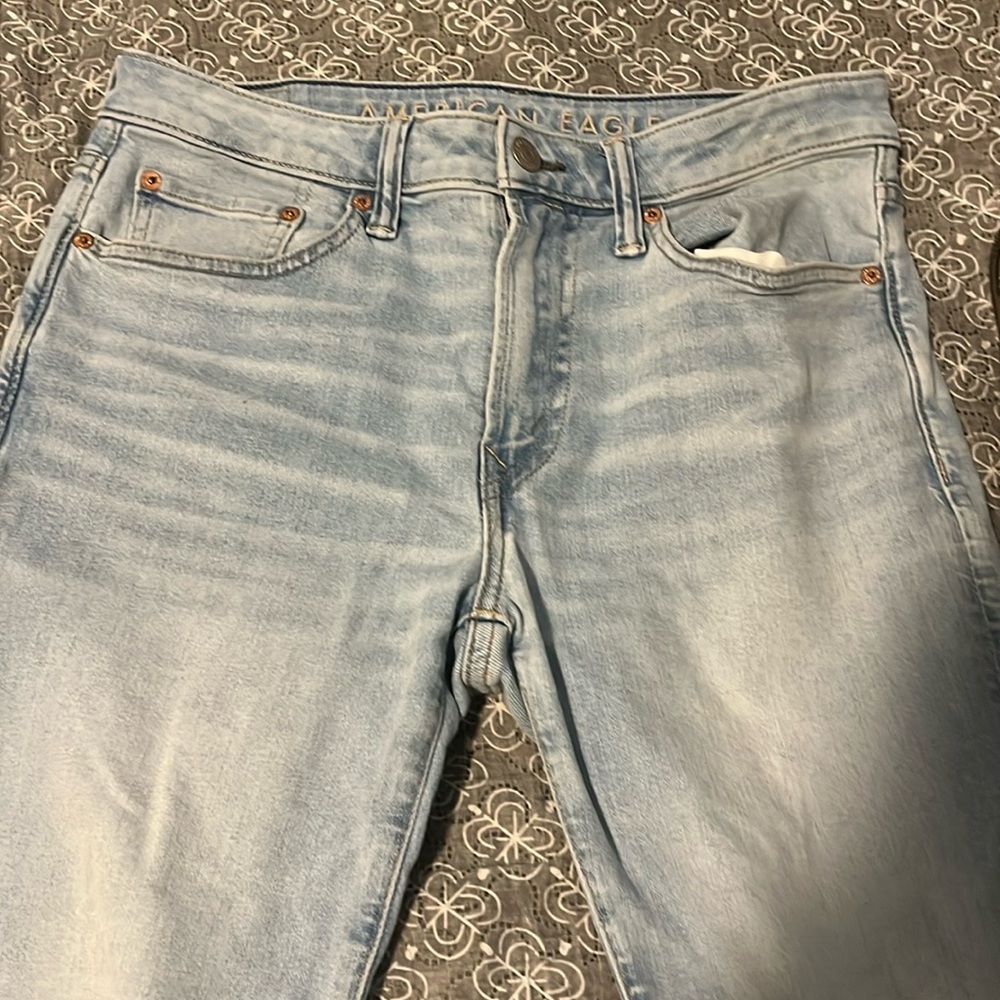 American Eagle light blue denim